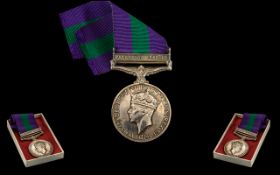 Palestine 1945-48 RAF Medal. RAF Medal awarded to F G of R T Mirtle RAF. Please see images.