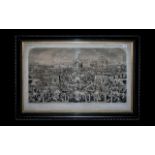 Large Antique Print 'The Worship of Bacchus' depicting the drinking customs of society by George
