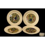 Collection of Hornsea Pottery Christmas Plates Limited Editions.