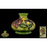 William Moorcroft Signed Large Onion Shaped Squat Vase,