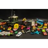 Collection of Toys comprising of a large selection of metal cars, planes and agriculture lorries.