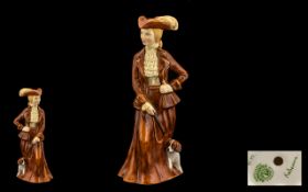 Renaissance Petite Ladies 'Rebecca' Figure 8'' tall, depicting a lady in traditional dress with a