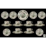 Royal Grafton Tea Service. 19 Piece Tea Service in the Indian Tree Pattern.