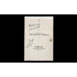 Richard Burton and John Neville Autographs on Old Vic Programme 1956.