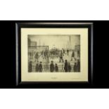 L. S. Lowry 1887 - 1976 Unsigned Ltd Edition Proof Lithograph / Print - Titled ' The Football