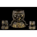 Advert Wine Cooler bronzed composition, 'The Macallan,