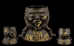 Advert Wine Cooler bronzed composition, 'The Macallan,