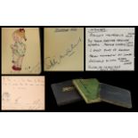 Three Small Autograph Albums containing an assortment of drawings dated 1927,