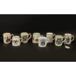 Collection of Commemorative Mugs to include 1914 Allied Forces Mug Reg No. 643369, several Preston