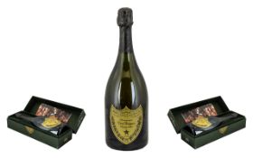 Dom Perigon Vintage 1998 - Top Year Bottle of Champagne with Display Box and Booklet.