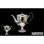 Victorian Period Superb Quality Silver Tea Pot of elegant form/design.