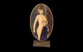 Art Deco Erotic Calendar - 1920's Erotic Calendar dated 1929.