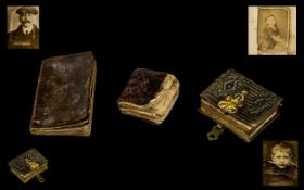 Collection of Three Antique Miniature Books comprising a Psalm book,