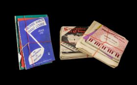 A Collection of Vintage Music Scores to include, 3x Michael Aaron Piano Course, grade one,