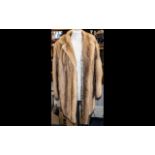 Beautiful Vintage Fox Fur Coat in excellent condition, lovely pale gold colour.