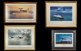 Collection of Four Limited Edition Signed Prints comprising D Day June 6th 1944, limited edition No.