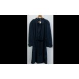 Gentleman's Long Navy Blue Gaberdine Tre