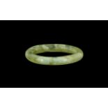 Chinese Green Jadeite Bangle with mutton