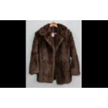 Ladies Fur Jacket. Collar and reveres,