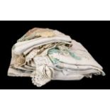 Collection of Vintage Linen including cr