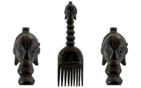 Africa Tribal Comb the handle in the for