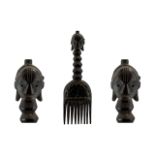 Africa Tribal Comb the handle in the for