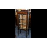 Edwardian Single Door Cabinet with astr