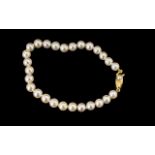 Simulated Pearl Bracelet with decorative
