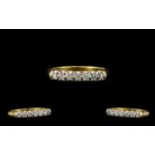 18ct Gold Nice Quality Seven Stone Diamo