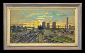 Ian Cryer British Artist Original Oil On