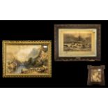 Three Misc Framed Prints. Comprising of
