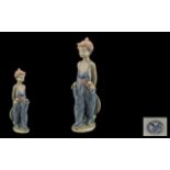 Lladro Collectors Society Hand Painted Figure for 1997 ' A Pocketful of Wishes ' Model No 7650,