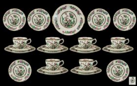 Royal Grafton Tea Service. 19 Piece Tea Service in the Indian Tree Pattern. Lovely set with no