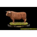 Best Breed by Naturecraft Ltd Edition Large and Superior Quality Hand Painted Bull Figure,