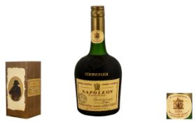 Courvoisier - Bottle of Napoleon Cognac - Bottled In The 1970's, Seal Intact. Excellent Condition.