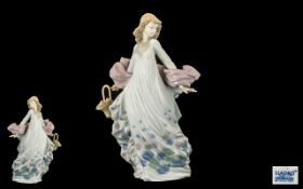 Lladro - Nice Quality Porcelain Figure ' Spring Splendor ' Model No 5898, Issued 1992.