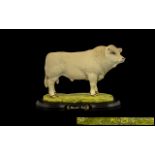 Best Breed by Naturecraft Ltd Edition Large and Superior Quality Hand Painted Bull Figure,