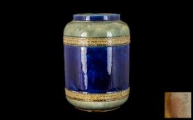 Royal Doulton Fine Quality Signed Large and Impressive Lidded Pot. c.1902-1910.