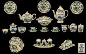 Large Collection of Mason's 'Regency' China. Approx 70 pieces in total, comprising: Tea Pot,