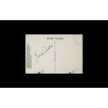 Genuine Original Frank Sinatra Signature on British Airways postcard of Concorde flight. Circa