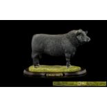 Best Breed by Naturecraft Ltd Edition Large and Superior Quality Hand Painted Bull Figure,