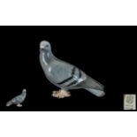 Bing And Grondahl Denmark Model 1911, Porcelain Figure Of A Pigeon, Full Marks To Base. Length 7.