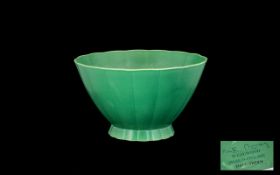 Art Deco Wedgwood Keith Murray Watgreen. 5.5 Inches High and Diameter 9.5 Inches. Please See Image.