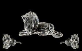 Swarovski - Superb Annual Edition Date 1995 Collectors Club Silver Crystal Figure ' Inspiration