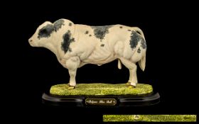 Best Breed by Naturecraft Ltd Edition Large and Superior Quality Hand Painted Bull Figure,