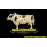 Best Breed by Naturecraft Ltd Edition Large and Superior Quality Hand Painted Bull Figure,