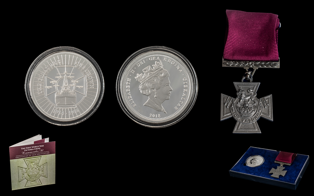 The Bradford Exchange "The First World War Victoria Cross" Commemorative Set,