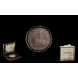 1899 British Trade Dollar Bradford Exchange Certificate Of Authenticity With Fitted Box.