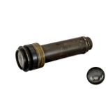 Brass Military Telescopic Sight, Screw In Barrel with Two Lenses.