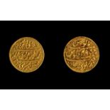 Bengal Presidency Gold Mohur Coin Kolkata (Calcutta) About Unc. Weight 10.